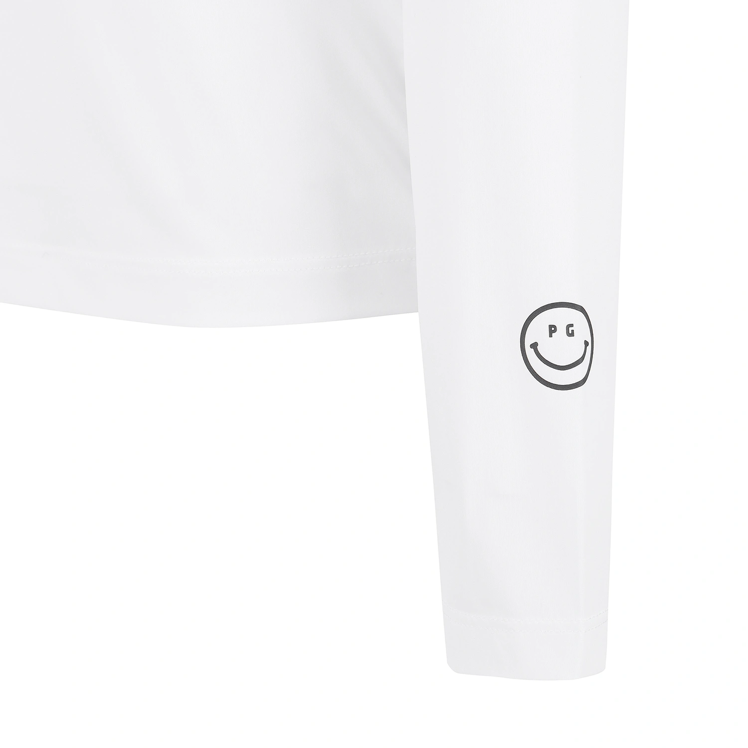 Áo golf nữ cổ cao tay dài màu trắng — ảnh 4