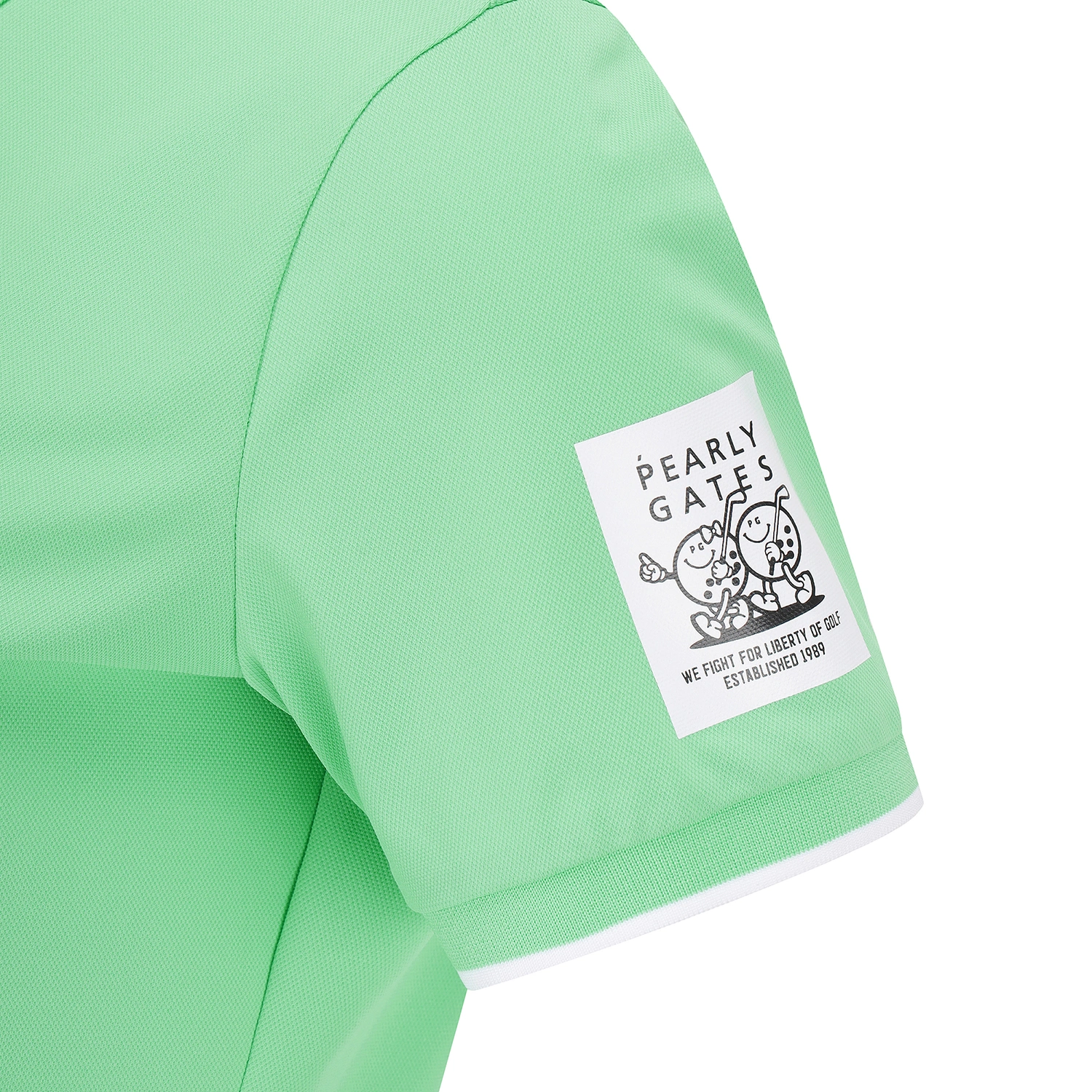 Áo golf nữ polo tay ngắn màu xanh lá — ảnh 4