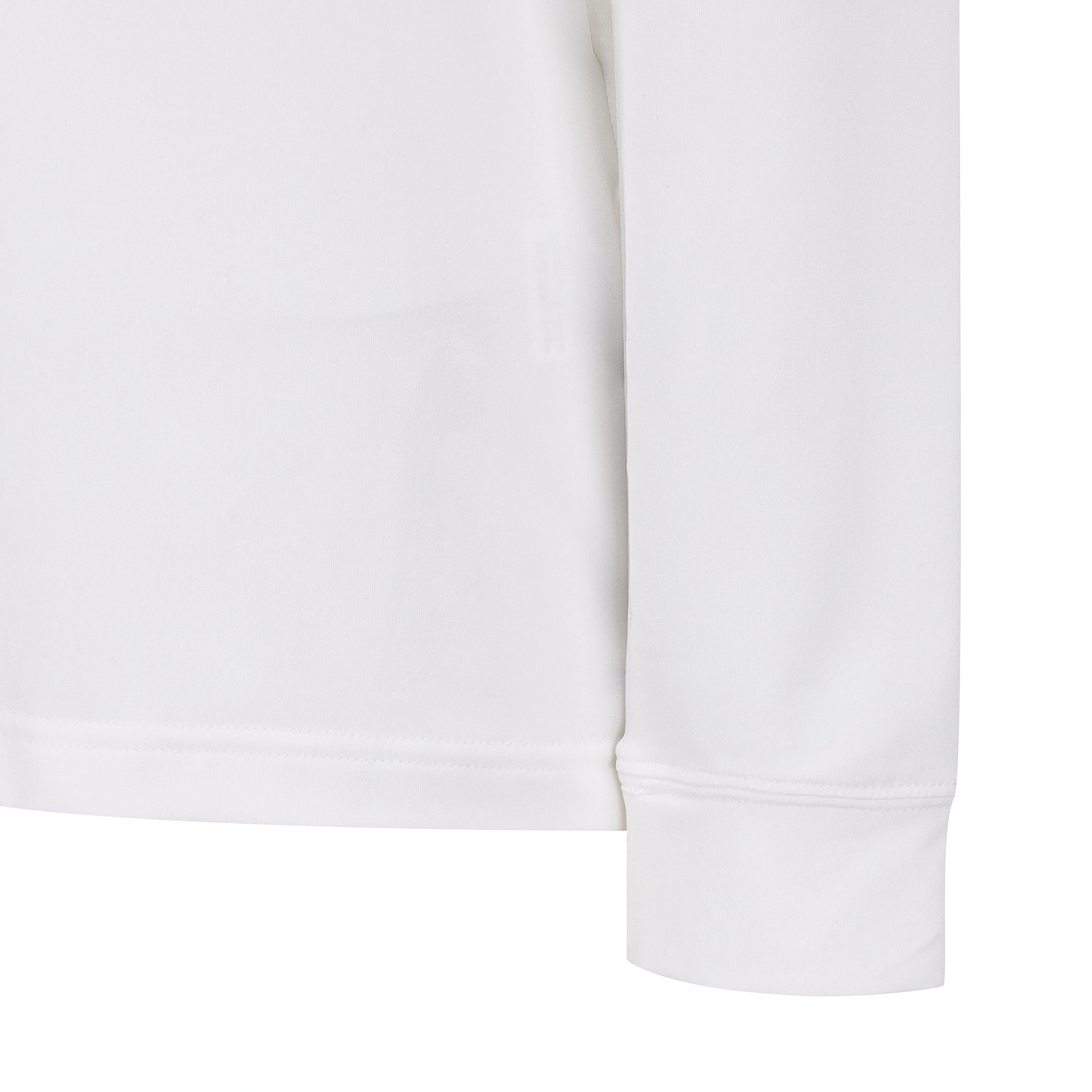 Áo golf nữ cổ cao tay dài in logo ngang trắng — ảnh 4