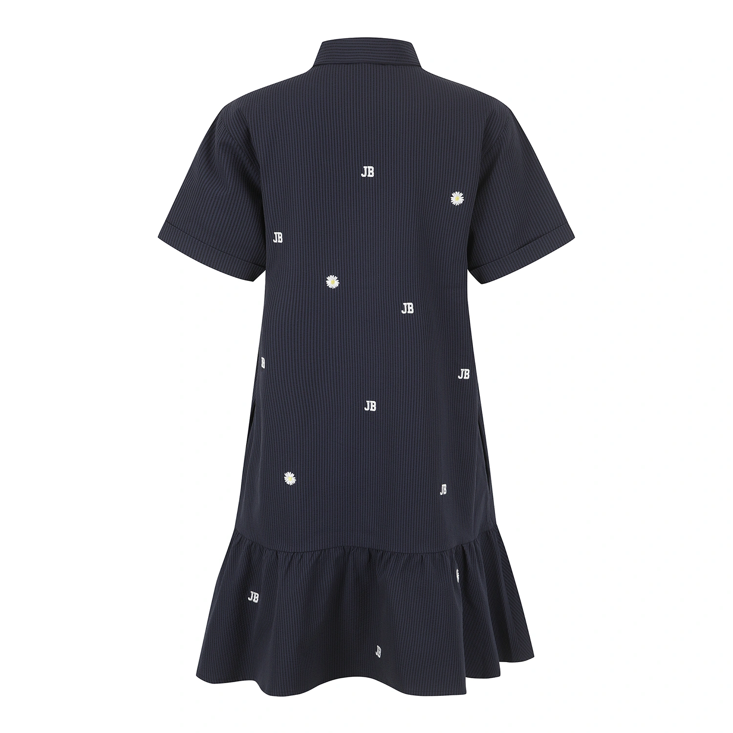 Áo khoác golf nữ cổ bẻ tay ngắn màu xanh navy — ảnh 2