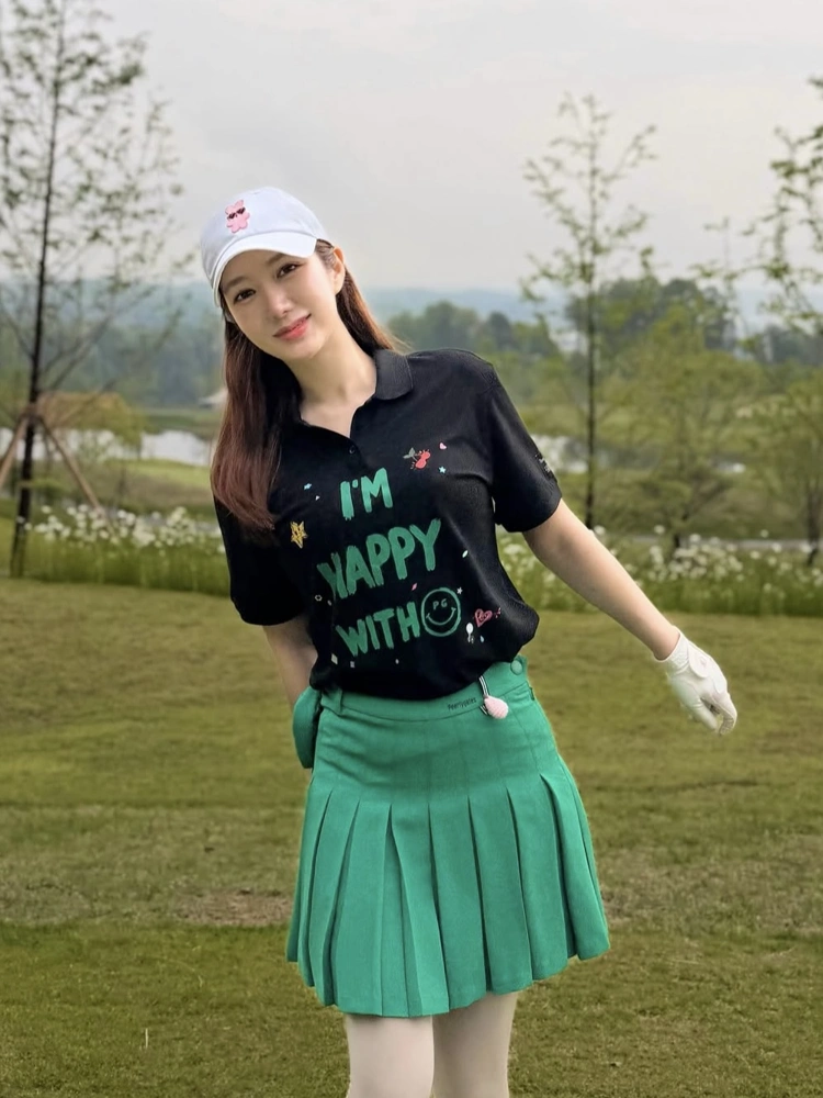 Váy golf nữ — Pearly Gates (Xanh lá) — Pearly Gates | Seoul Golf Fashion