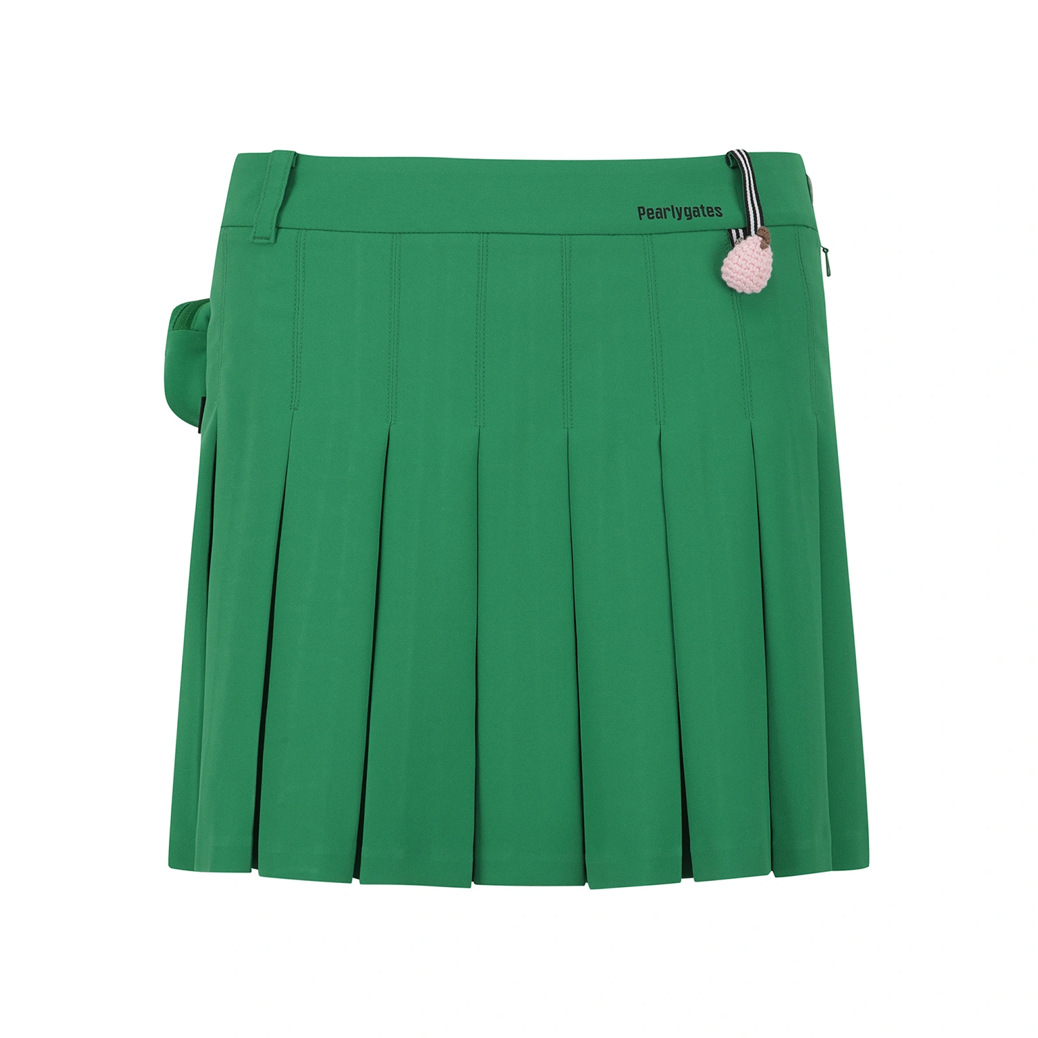Chân váy golf nữ xếp ly màu xanh lá — ảnh 2