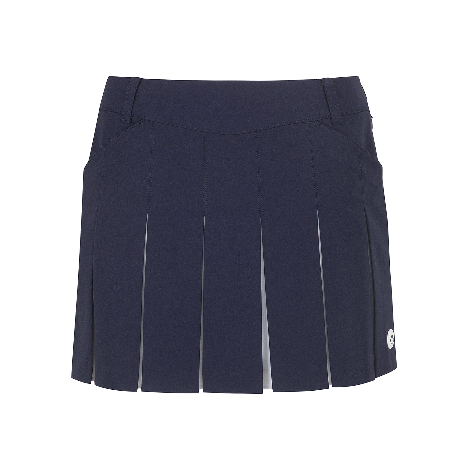 Chân váy golf nữ xếp ly xanh navy — ảnh 2