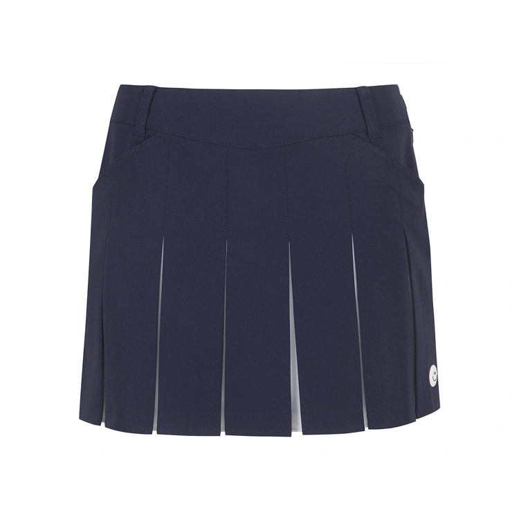 Chân váy golf nữ xếp ly xanh navy — ảnh 2