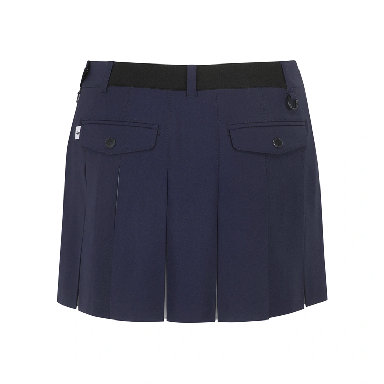 Chân váy golf nữ xếp ly xanh navy — ảnh 3