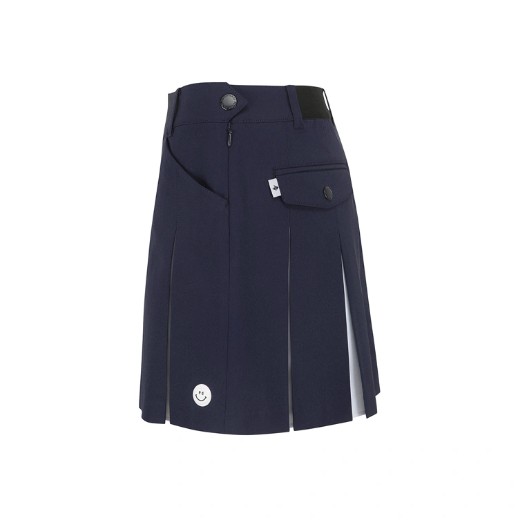 Chân váy golf nữ xếp ly xanh navy — ảnh 4