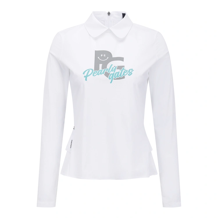 Áo golf nữ — Pearly Gates (Trắng) — Pearly Gates | Seoul Golf Fashion