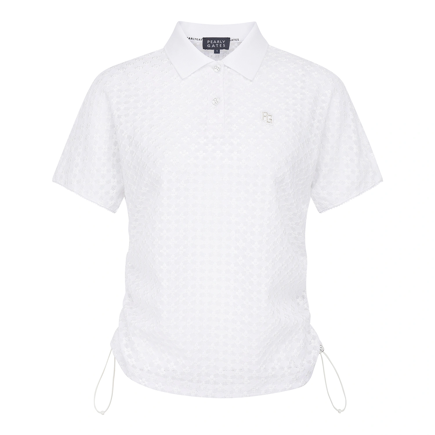 Áo golf nữ — Pearly Gates (Trắng) — Pearly Gates | Seoul Golf Fashion