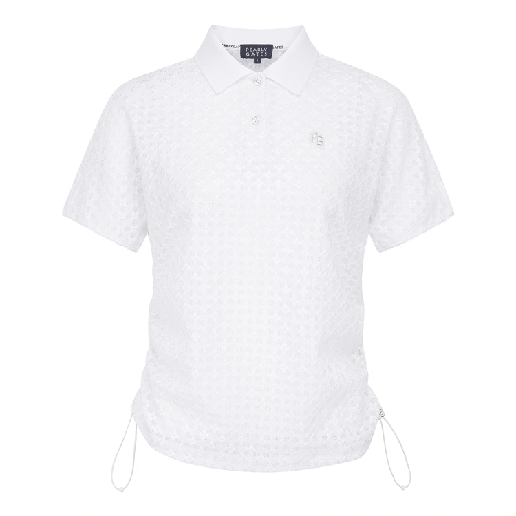 Áo golf nữ — Pearly Gates (Trắng) — Pearly Gates | Seoul Golf Fashion
