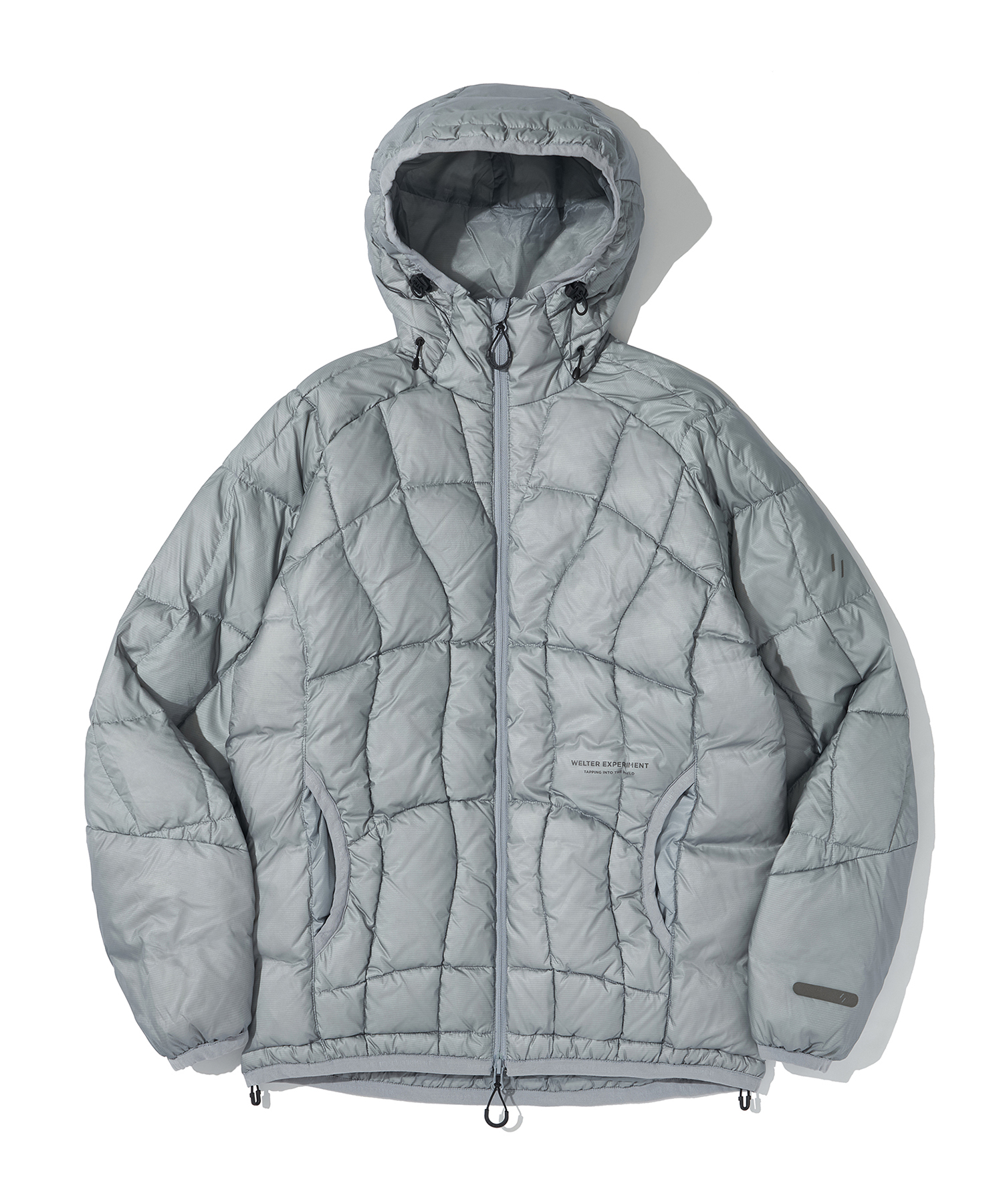 웰터 익스페리먼트_LAILA STITCH DUCK DOWN JACKET_SKY BLUE_WOL080 - 버킷스토어